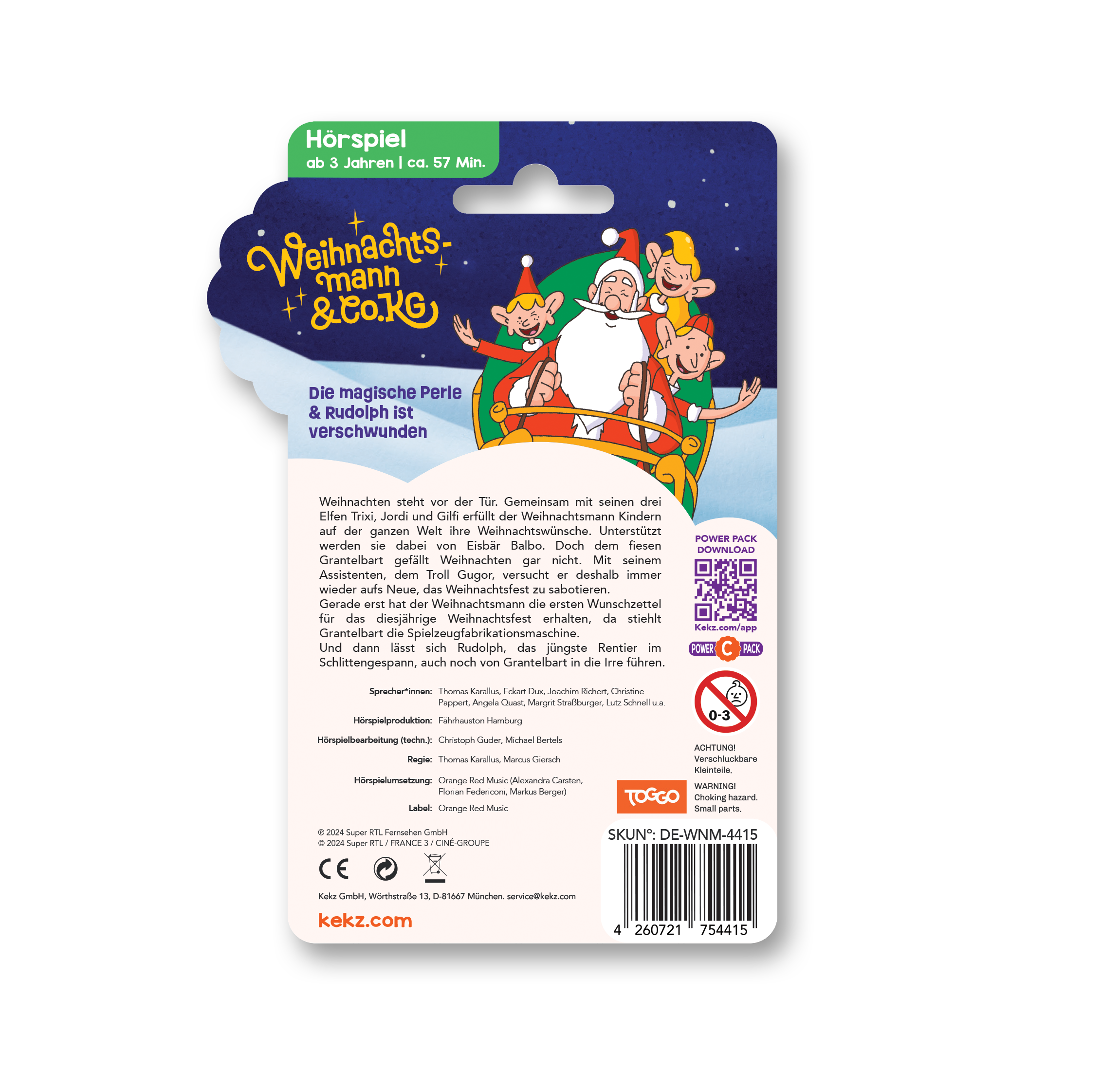 Weihnachtsmann & Co KG - Die magische Perle & Rudolph ist verschwunden