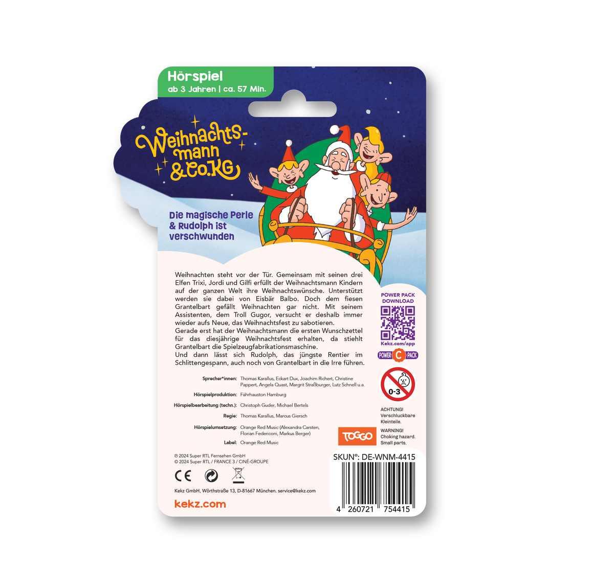 Limitiertes Kekzhörer Geschenkset in rosa inkl. Weihnachtsmann & Co.KG