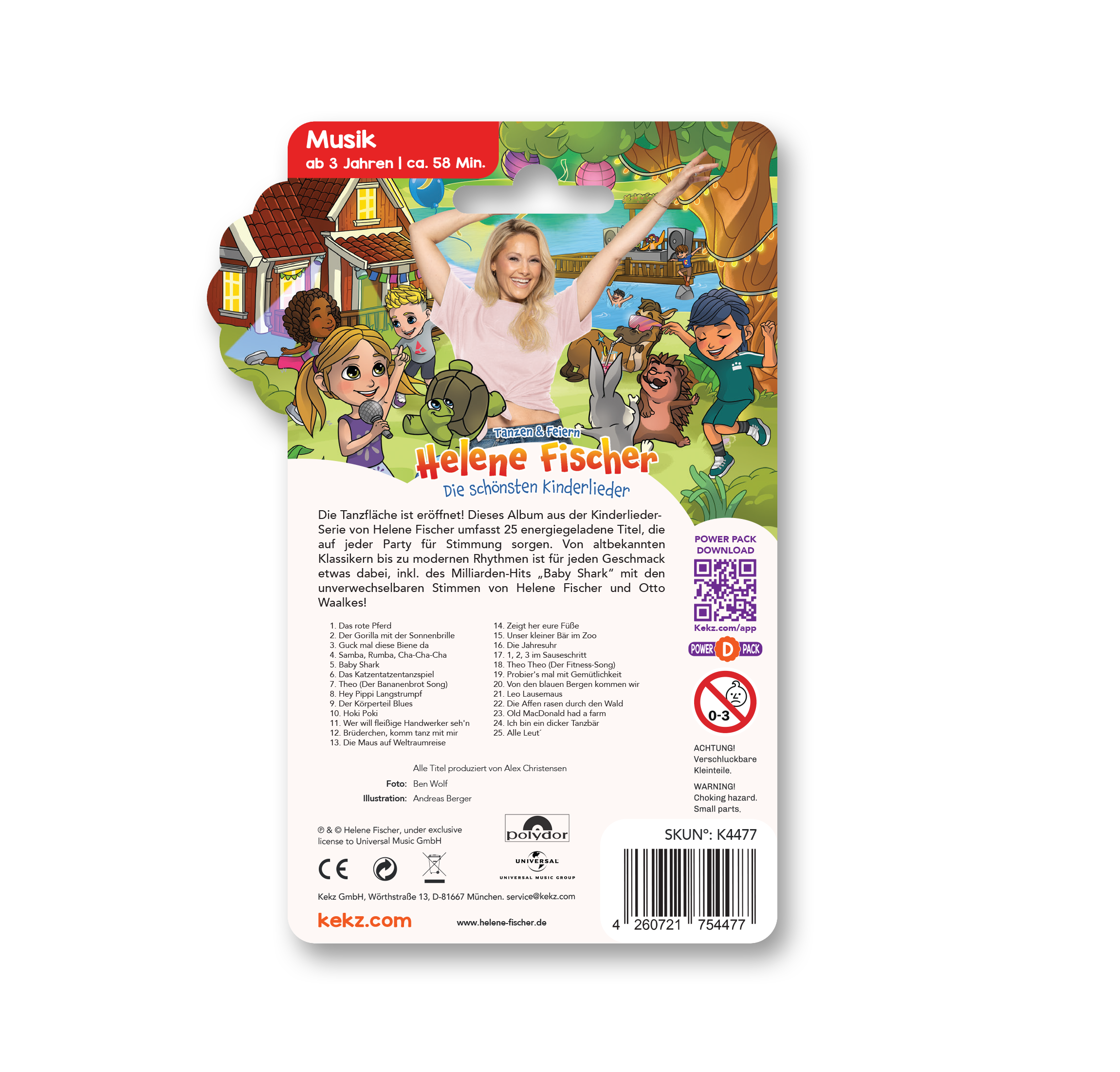 Das Helene Fischer Kinderlieder Bundle (Rot)