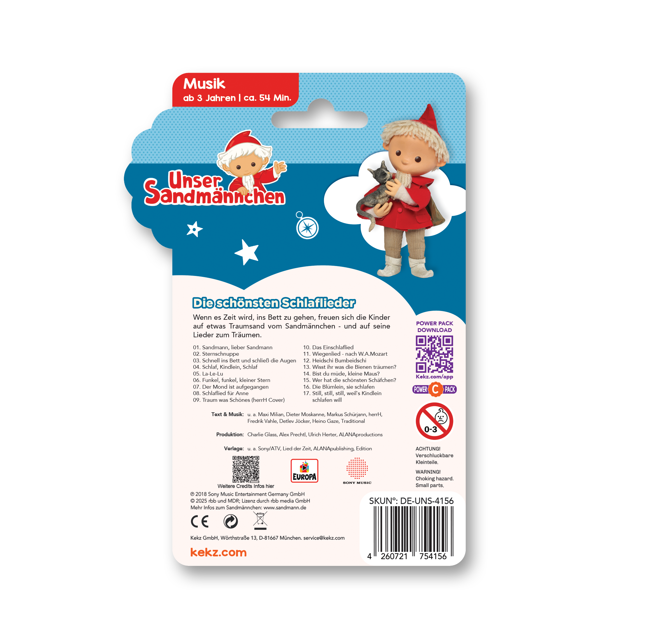 Unser Sandmännchen - Die schönsten Schlaflieder - Bekannte Lieder zum Träumen