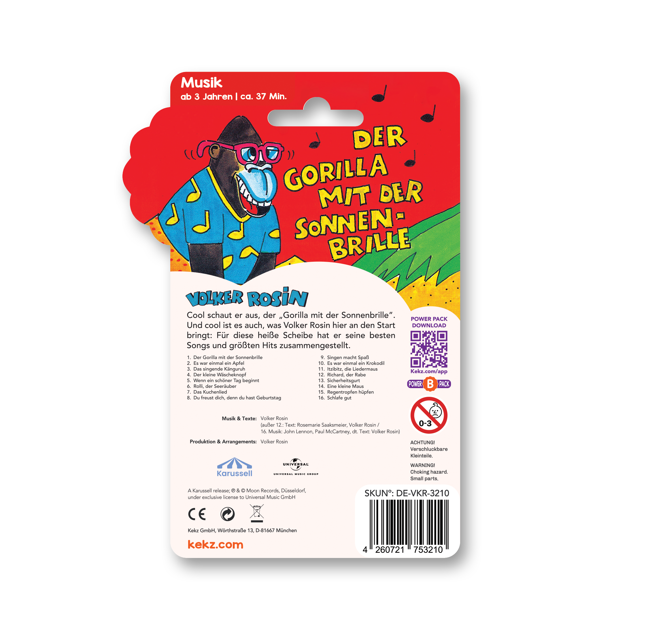 Der Gorilla mit der Sonnen Brille- Volker Rosin
