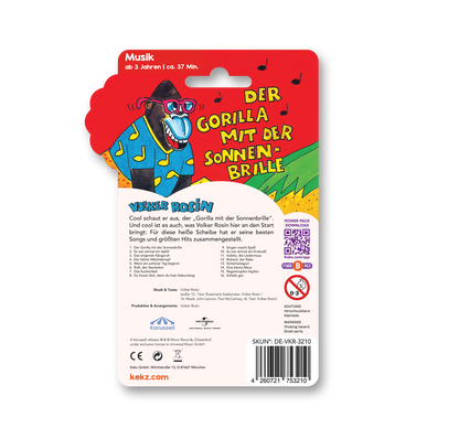 Der Gorilla mit der Sonnen Brille- Volker Rosin