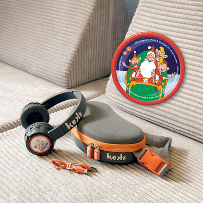 Limitiertes Kekzhörer Geschenkset in grau inkl. Weihnachtsmann & Co.KG