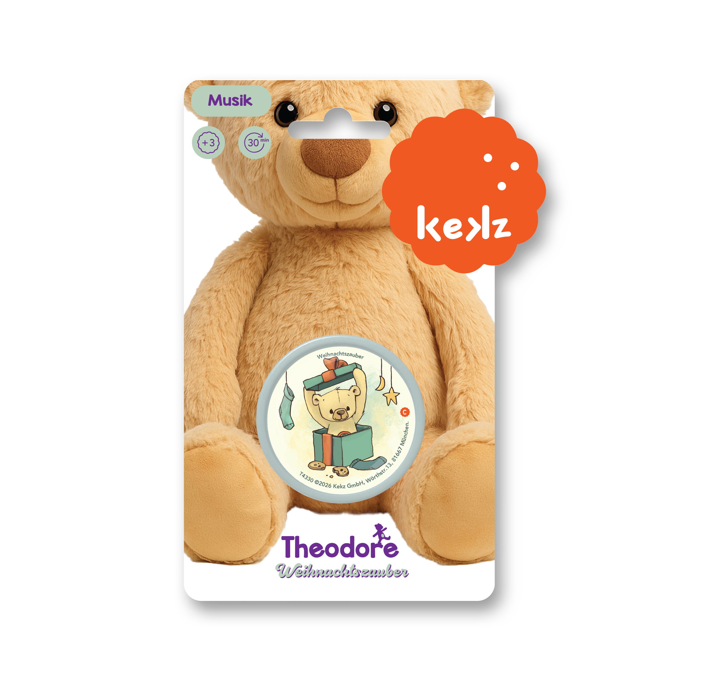 Exklusives Kisu Bundle  (Theodore + Exklusiver Weihnachtszauber Audiochip)