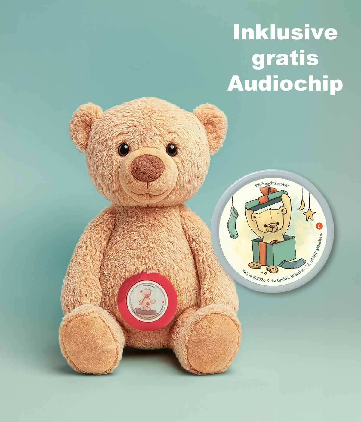 Exklusives Kisu Bundle  (Theodore + Exklusiver Weihnachtszauber Audiochip)
